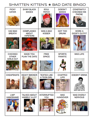 Illustration for article titled How To Play Bad Date Bingo